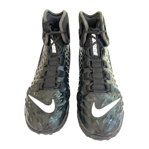 Nike Force Savage Shark 2 Football Cleats Black White Men’s Size 7.5 AQ8155-001 - Picture 1 of 9